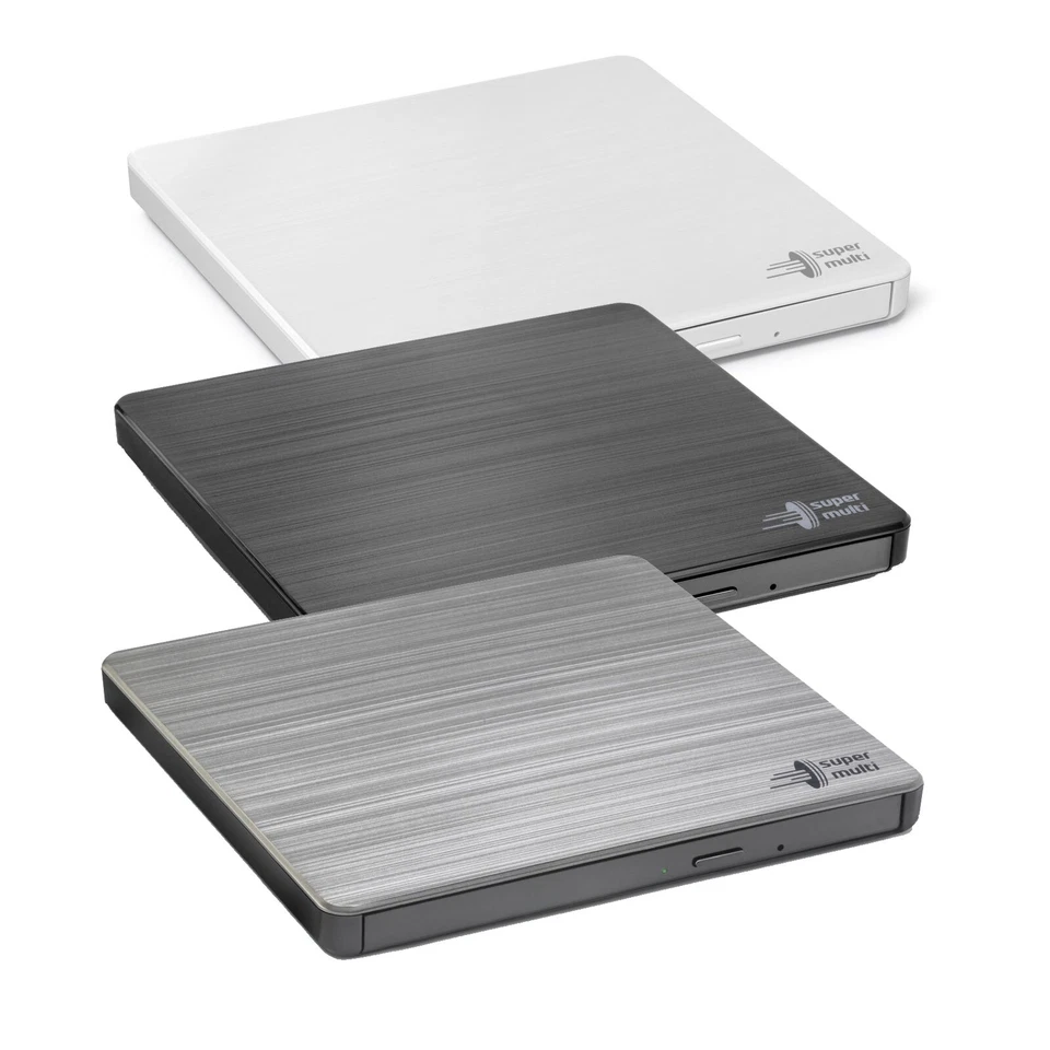 LG HLDS GP60NB60 Externer DVD-Brenner CD-Laufwerk Geräuscharm Jamless-Play USB