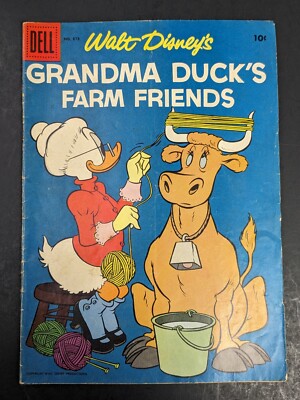 Walt Disney's Grandma Duck's Farm Friends #873 Dell Comics 1957