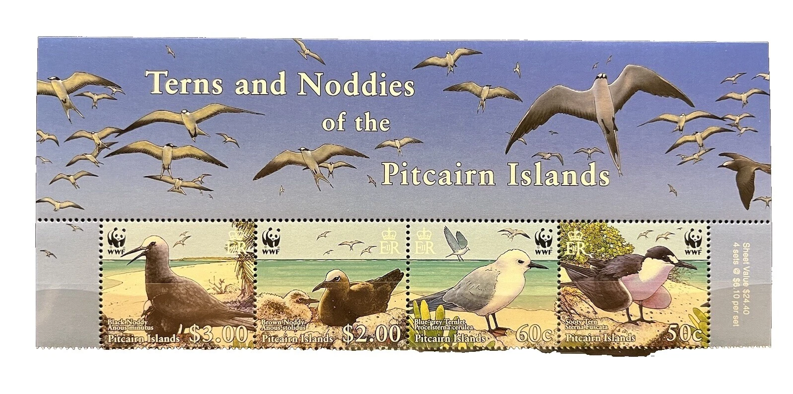 Mint Never Hinged/MNH Pitcairn Islander Animal Kingdom Postal Stamps