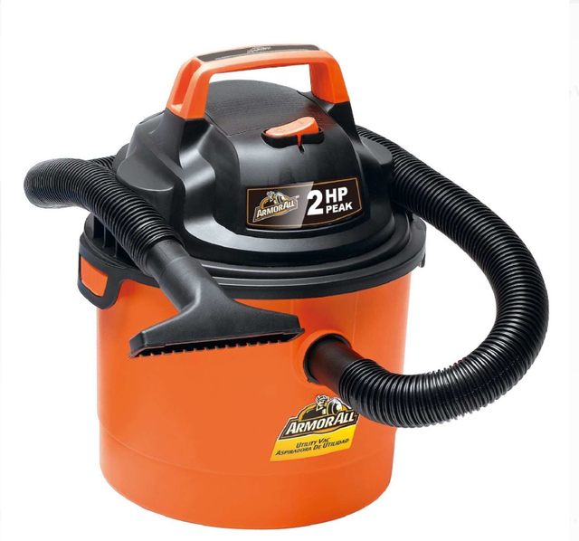SHOP VAC WET DRY VACUUM Orange 2.5 Gallon Portable With Attachments eBay