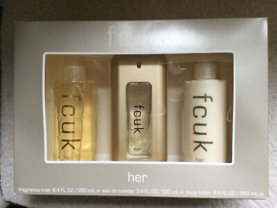 Body Mist Fcuk Her Perfume Set FCUK Body Duo Gift Set For Her –