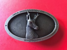 NRA Whittington Center Sponsor Belt Buckle