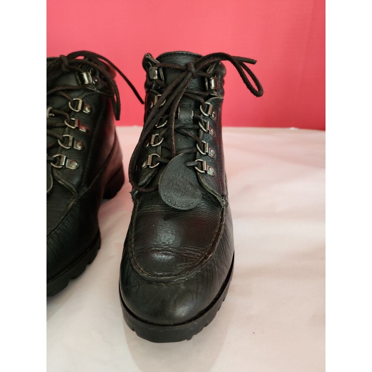 HH Brown Congo Black 5-Eye Gore-Tex Moc Chukka Boots shoes Women's