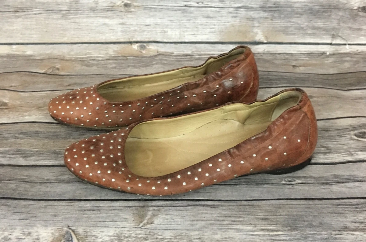 Donald J Pliner Brown Flats Size 6 eBay