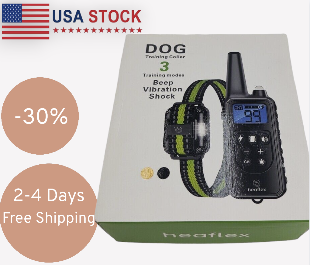 Dog Training Collar with 7 Training Modes, 2600Ft Remote Electronic Dog Shock eBay