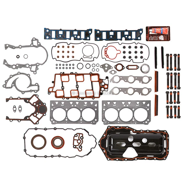 Fits 04-05 Buick Regal Chevrolet Impala 3.8 1st 2nd Design Full Gasket Set Bolts - Image 2 of 4