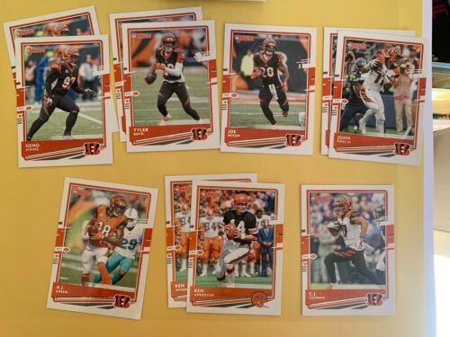NFL Donruss 2020 panini (#1-250) Team Lot: Cincinnati Bengals (x11 card lot) - Afbeelding 1 van 1