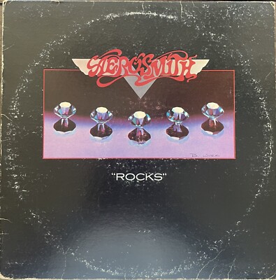 Aerosmith Rocks LP Vinyl 1976 Columbia PC 34165 STERLING VG+ Vinyl