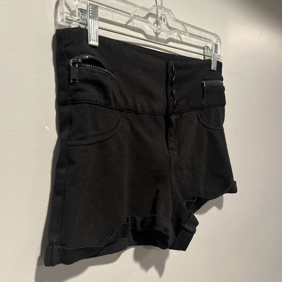 Ci Sono~Botín Corto Mujer Negro Tejido Medio Colección~ Excelente Foto 3 de 4