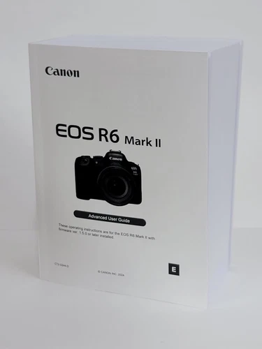 Canon EOS R6 Mark II Instruction Owners Manual  EOS R6 II Book NEW