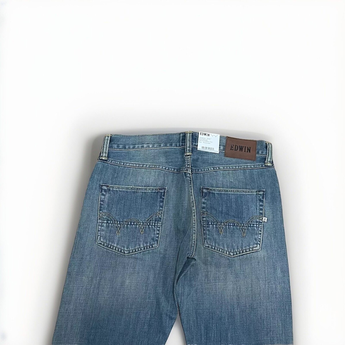 Jeans EDWIN ED-55 Taille 42 (W32 L32) Bleu Shuttle - Coupe Relax, 10.3oz, Neuf Avec étiquettes