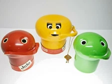 Vintage Mint Puck Man Money Box JeJe TOMY 1980's Originals & Repoduction Pac Man