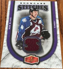 2006-07 Flair Showcase Stitches Rob Blake SS-BL Los Angeles Kings