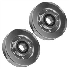 2 V-Idler Pulley For John Deere GT225 GT235E GT24 GT245 GT262 GT275 AM118447