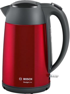 4242005188055 Bosch TWK3P424 Wasserkocher 1,7 l 2400 W Grau, Rot BOSCH