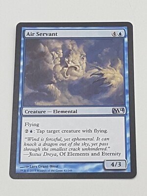 Magic the Gathering Einzelkarte Air Servant bespielt