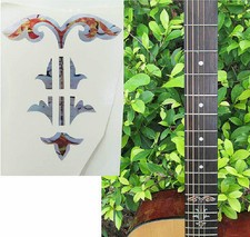 Guitar Inlay Stickers Flower Pattern Decals