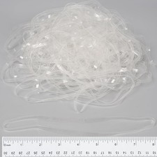 Rubber Bands Large 8inx0.2in Clear Rubber Band 50Pcs Balloon Arch Elastic Tying