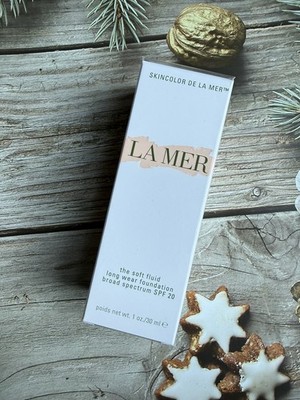 130 Warm Ivory, LA MER The Soft Fluid Long Wear Foundation SPF20, 1oz/30ml NIB