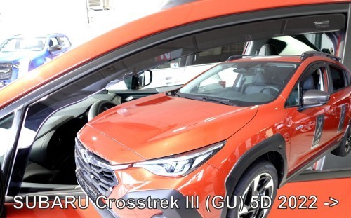 Déflecteurs d'air HEKO Crosstrek 3 GU contre la pluie et le bruit de l'air
