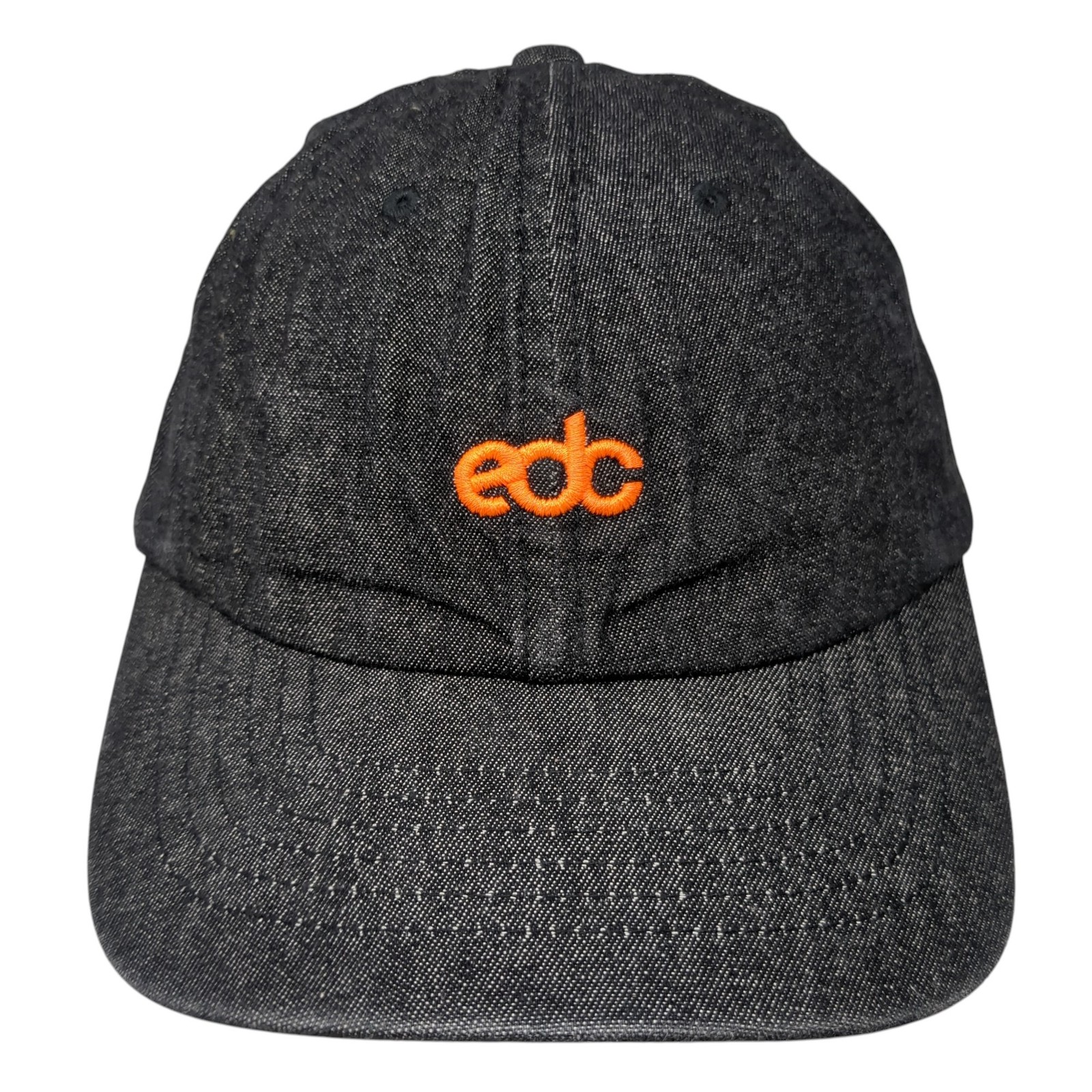 EDC Slideback Baseball Hat Solid Black One Size E… - image 1