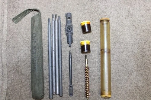 US Military Issue WW2 03 03A1-A4 M1 GARAND M1917 30-06 Rifle Cleaning Kit Set BH
