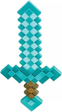 Minecraft Sword Costume Accessory, Official Diamond Sword from Minecraft, One Si