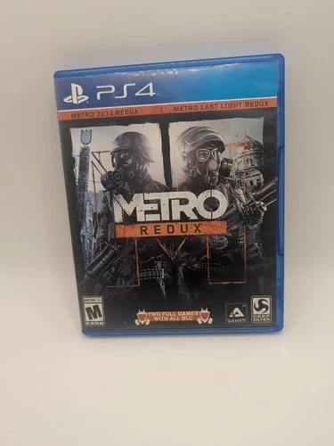 Metro Redux (PlayStation 4, PS4) 2033 & Last Light - Two Full Games + All DLC