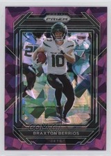 2022 Panini Prizm Purple Ice Prizm /225 Braxton Berrios #227 0u2j