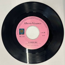 ALBERTO VAZQUEZ - AL MODO MIO / CONTRA MAREA Y VIENTO - 1983 MEXICAN 7