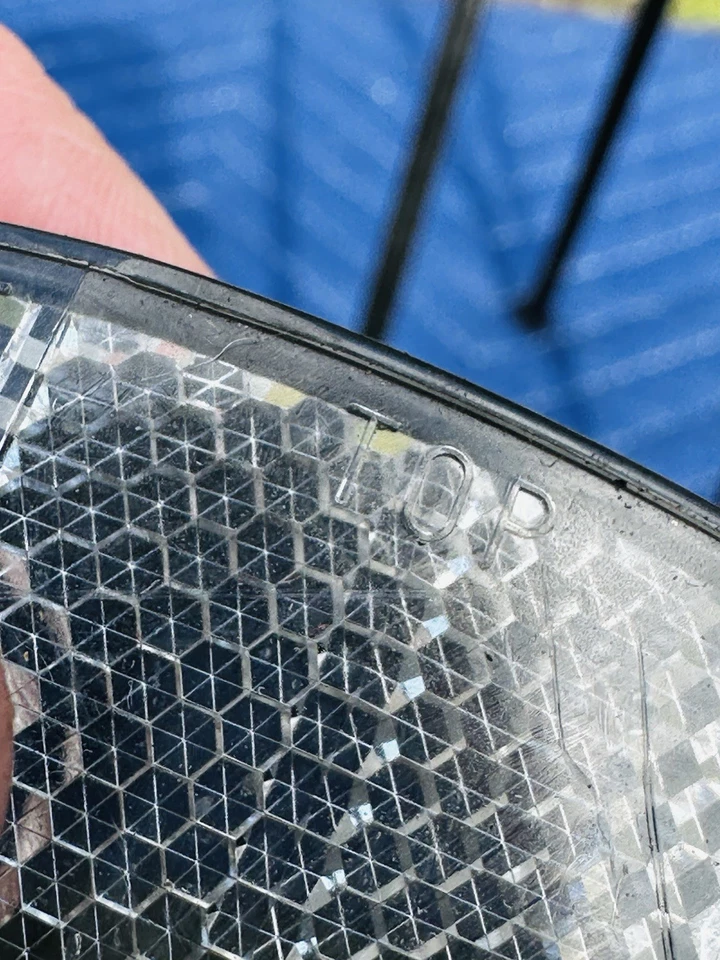 1990 Dyno Compe 前猫眼反射器带支架,老派自由式 BMX — 第 3/4 张图片