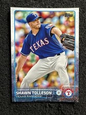 SHAWN TOLLESON #US230 2015 Topps Update Series QTY Texas Rangers