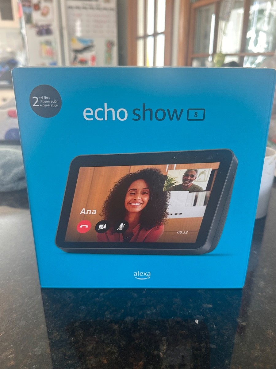 Amazon Echo Show 8 (2nd Gen) HD Smart Display - Black- Sealed | eBay