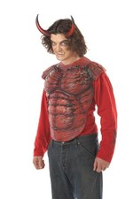 Demon Devil Horns With Teeth Costume Accessory