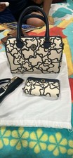Tous Women s Bag White with Blue Teddy Bear S...