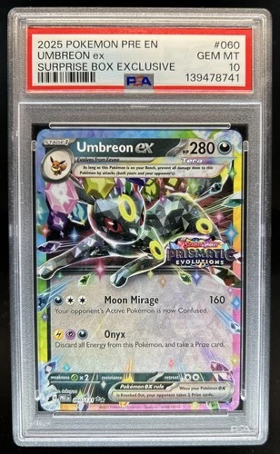 2025 Pokemon Prismatic Evolutions Umbreon ex Promos #060/131 PSA 10 GEM MINT