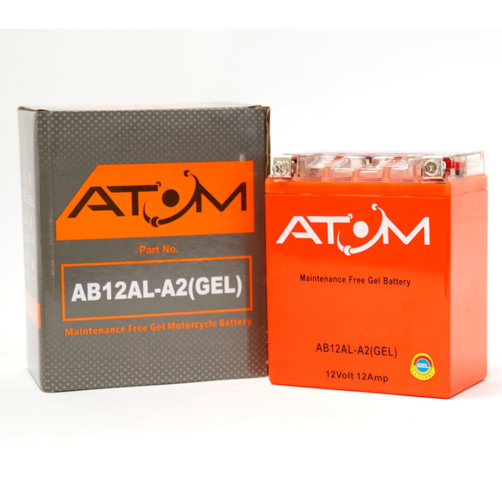 YB12AL-A2 Atom Gel Motorcycle Battery for Kawasaki ZXR 750 89-90