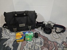 Canon EOS Rebel 2000 Silver 35mm SLR Film Camera With Tamron AF 28-80mm Lens