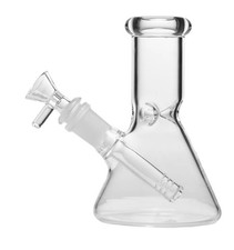 EE. UU. 6" Grado Humano Vaso Bong Pipa de Agua Fumar Tabaco 14mm Cuenco - C