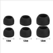 6/3Pairs Replacement Eartips Ear Hooks Soft Silicone Flexible Earbuds Earplug fo