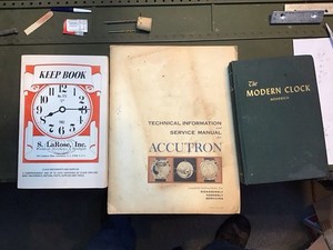 Clock /Watch Repair And Parts Books Great Reference Material For Your Job Ect.