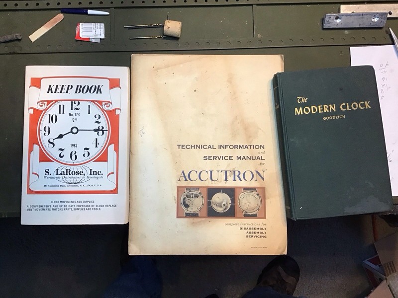 Clock /Watch Repair And Parts Books Great Reference Material For Your Job Ect.