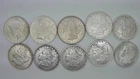 Lot of 10 Silver Dollars – Mixed Morgan & Peace Dollars – 90% Silver – #GB17