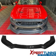 Fits 21-23 Ford Mustang Mach 1 Matte Black Front Lip Handling Package Style Pp