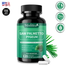 Saw Palmetto Capsules Premium Prostate Health Support Supplement for Men