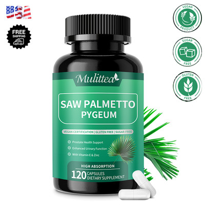 Saw Palmetto Capsules Premium Prostate Health Support Supplement for Men