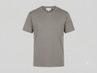 Raith Premium T-Shirt L grau einfarbig Kurzarm Rundhals 100% Baumwolle minimalistisch