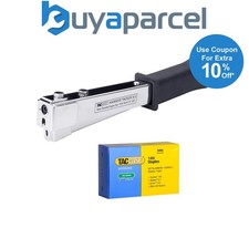 Tacwise 0322 A11 Hammer Tacker Staple Gun Heavy Duty with 5000 x 140/8mm Staples 0.0058 per staple