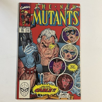 New Mutants 87 FN+ Fine+ 6.5 Marvel 1990 1st Appearance Cable 