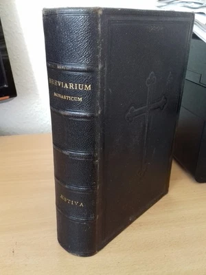 Breviarium Monasticum 1892 Stundengebet Stundenbuch Brevier Benediktiner - Bild 1 von 4